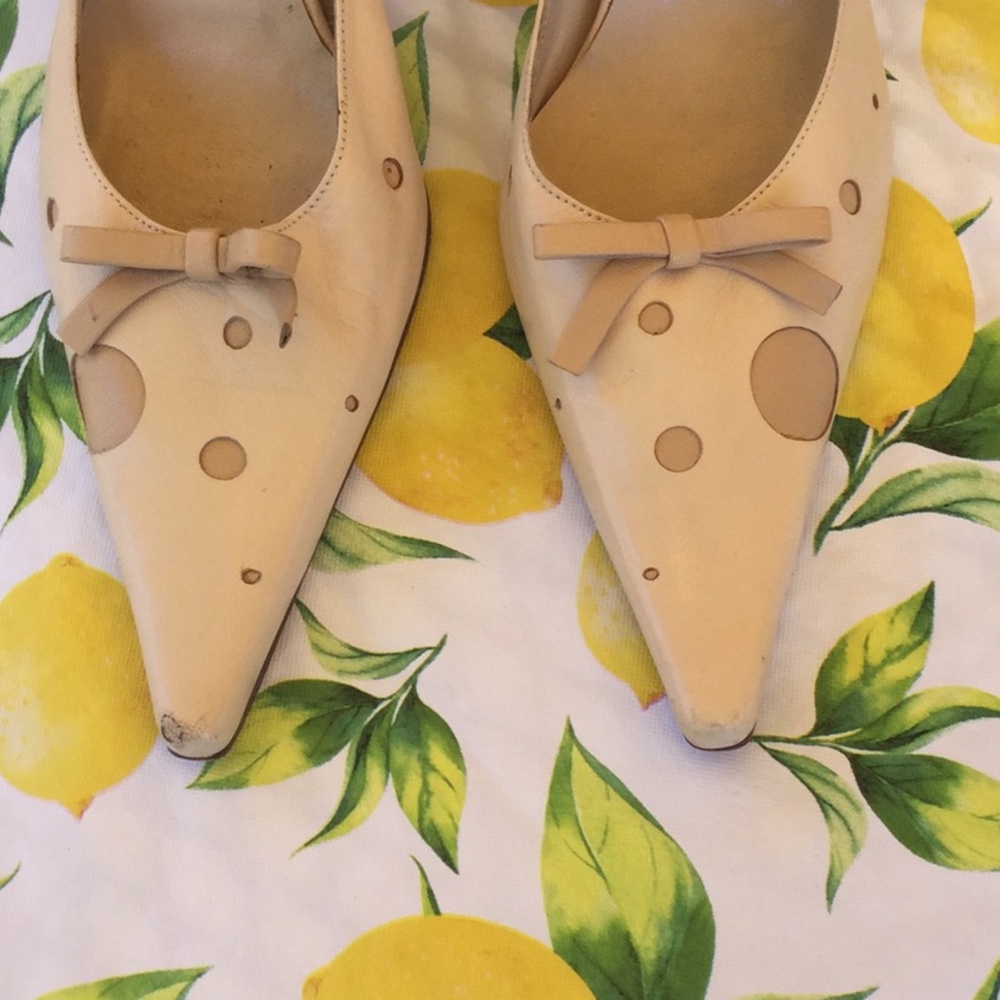 Ana Bonilla Sling Back Heels